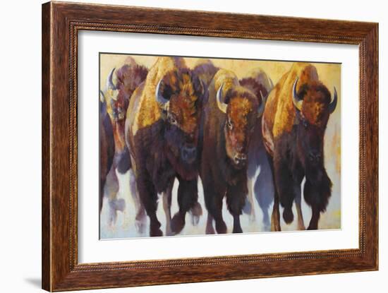 Wall of Thunder-Julie Chapman-Framed Premium Giclee Print