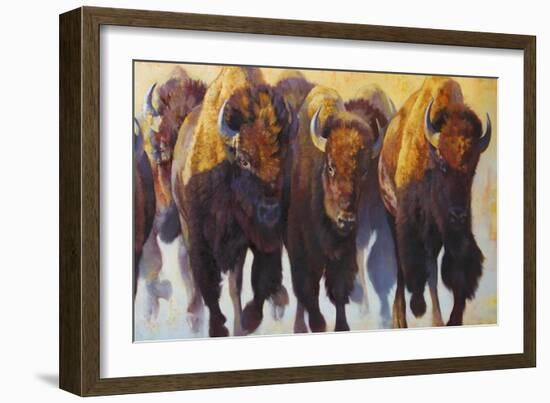 Wall of Thunder-Julie Chapman-Framed Art Print