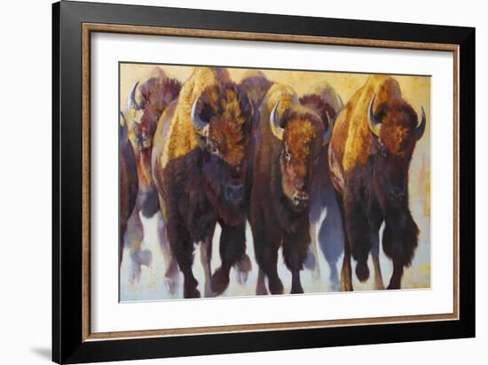 Wall of Thunder-Julie Chapman-Framed Art Print