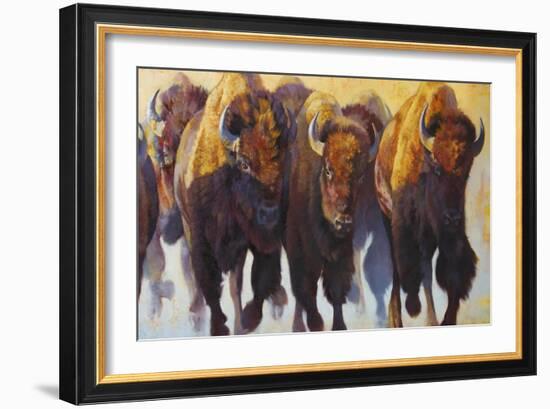 Wall of Thunder-Julie Chapman-Framed Art Print