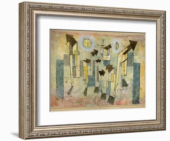 Wall Painting from the Temple of Longing Thither, 1922-Paul Klee-Framed Giclee Print