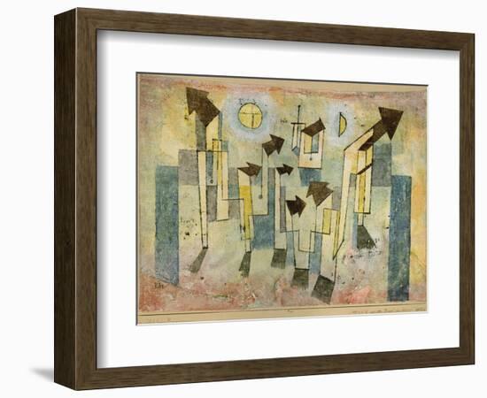 Wall Painting from the Temple of Longing Thither, 1922-Paul Klee-Framed Giclee Print