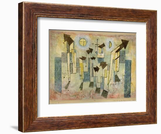Wall Painting from the Temple of Longing Thither, 1922-Paul Klee-Framed Giclee Print