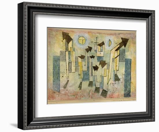 Wall Painting from the Temple of Longing Thither, 1922-Paul Klee-Framed Giclee Print