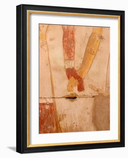 Wall Painting of Figures Holding Hands, Egypt-Michele Molinari-Framed Photographic Print