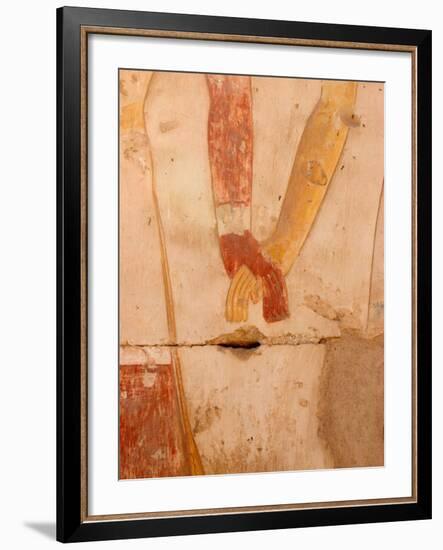 Wall Painting of Figures Holding Hands, Egypt-Michele Molinari-Framed Photographic Print