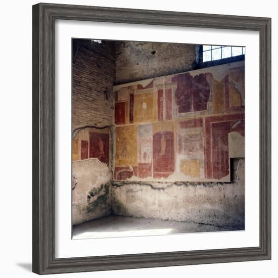 Wall paintings in house in Ostia, 2nd-3rd century-Unknown-Framed Giclee Print