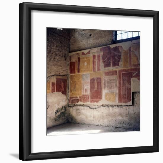 Wall paintings in house in Ostia, 2nd-3rd century-Unknown-Framed Giclee Print