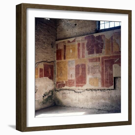 Wall paintings in house in Ostia, 2nd-3rd century-Unknown-Framed Giclee Print