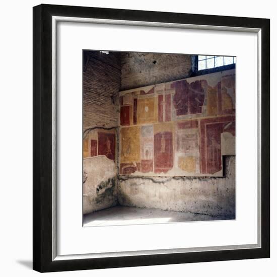 Wall paintings in house in Ostia, 2nd-3rd century-Unknown-Framed Giclee Print