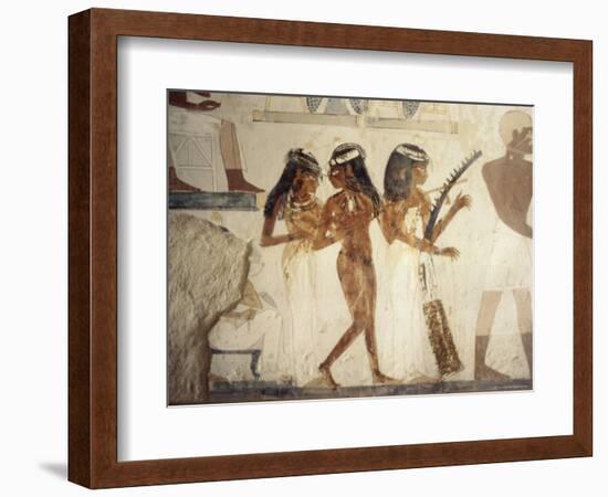 Wall Paintings of Female Musicians in the Tomb of Nakht-Jack Jackson-Framed Photographic Print