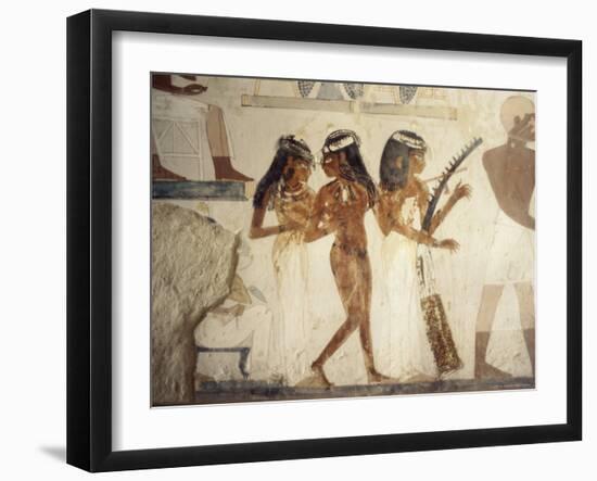 Wall Paintings of Female Musicians in the Tomb of Nakht-Jack Jackson-Framed Photographic Print