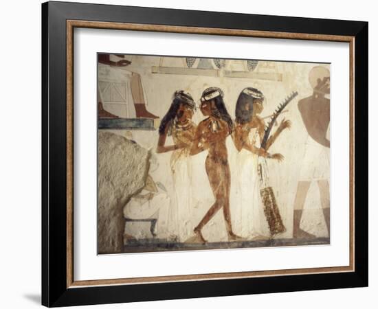 Wall Paintings of Female Musicians in the Tomb of Nakht-Jack Jackson-Framed Photographic Print