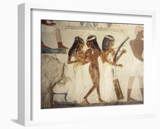 Wall Paintings of Female Musicians in the Tomb of Nakht-Jack Jackson-Framed Photographic Print