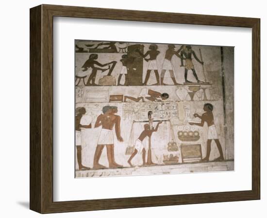 Wall Paintings, Tomb of Rehunire, Valley of the Nobles, Thebes, Unesco World Heritage Site, Egypt-Richard Ashworth-Framed Photographic Print