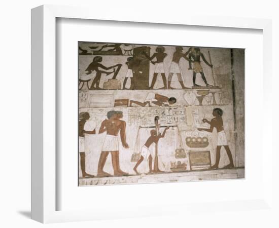 Wall Paintings, Tomb of Rehunire, Valley of the Nobles, Thebes, Unesco World Heritage Site, Egypt-Richard Ashworth-Framed Photographic Print