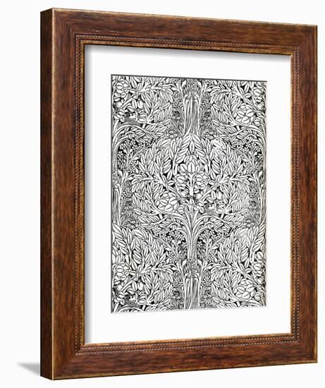 Wall-Paper-W Jackson-Framed Giclee Print