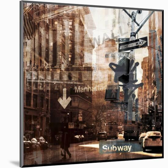 Wall Street 5-Sven Pfrommer-Mounted Art Print