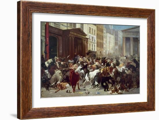 Wall Street: Bears & Bulls-William Holbrook Beard-Framed Giclee Print