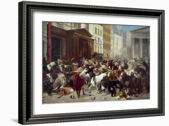 Wall Street: Bears & Bulls-William Holbrook Beard-Framed Giclee Print