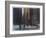 Wall Street Blizzard, New York City-Patti Mollica-Framed Giclee Print