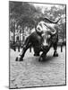 Wall Street Bull Sculpture-Chris Bliss-Mounted Photographic Print