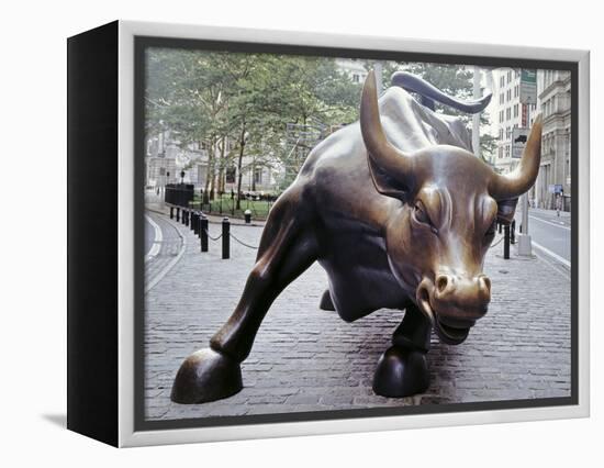 Wall Street Bull-Carol Highsmith-Framed Stretched Canvas