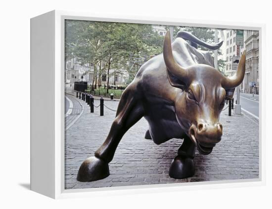 Wall Street Bull-Carol Highsmith-Framed Stretched Canvas