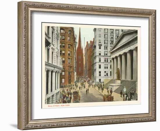 Wall Street, New York City-null-Framed Art Print