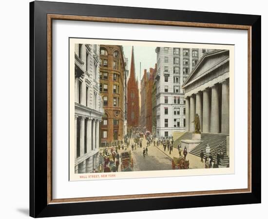 Wall Street, New York City-null-Framed Art Print