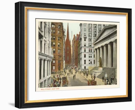 Wall Street, New York City-null-Framed Art Print