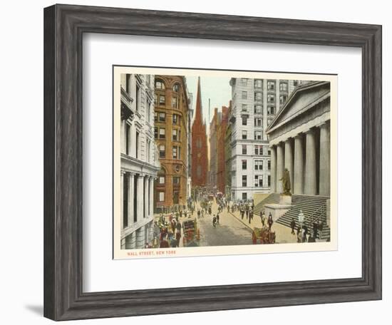 Wall Street, New York City-null-Framed Art Print