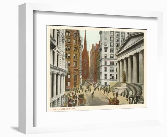 Wall Street, New York City-null-Framed Art Print