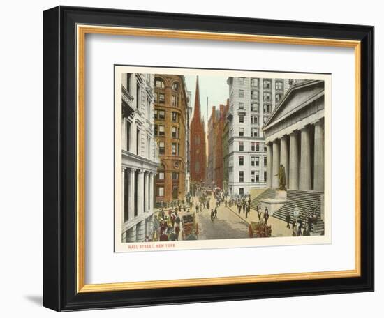 Wall Street, New York City-null-Framed Art Print