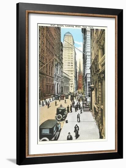 Wall Street, New York City-null-Framed Art Print