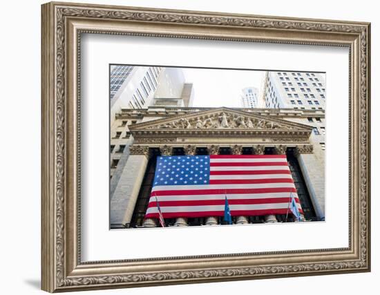 Wall Street - New York stock exchange - Manhattan - NYC - United States-Philippe Hugonnard-Framed Photographic Print