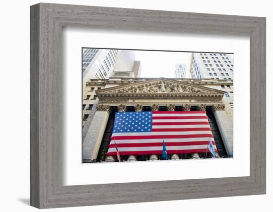 Wall Street - New York stock exchange - Manhattan - NYC - United States-Philippe Hugonnard-Framed Photographic Print