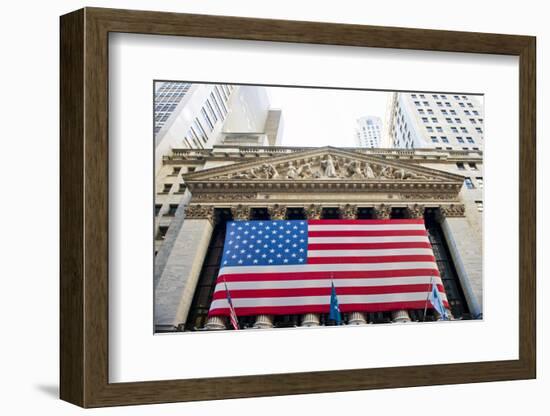 Wall Street - New York stock exchange - Manhattan - NYC - United States-Philippe Hugonnard-Framed Photographic Print