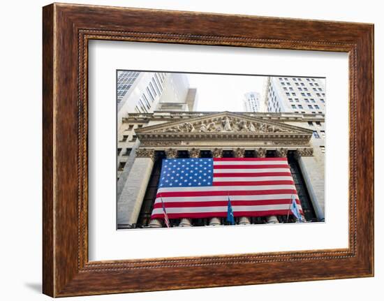 Wall Street - New York stock exchange - Manhattan - NYC - United States-Philippe Hugonnard-Framed Photographic Print