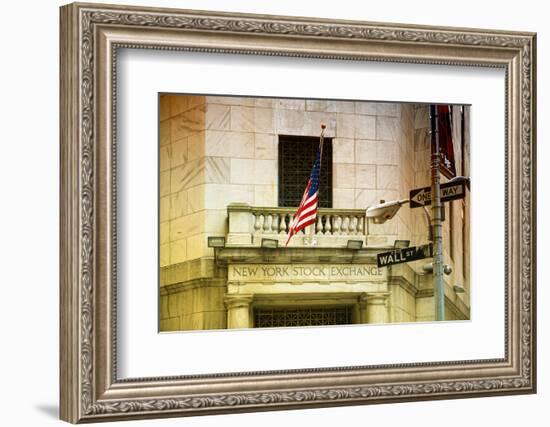 Wall Street - New York stock exchange - Manhattan - NYC - United States-Philippe Hugonnard-Framed Photographic Print