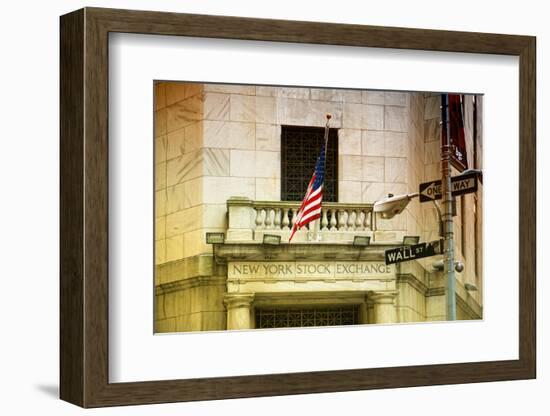 Wall Street - New York stock exchange - Manhattan - NYC - United States-Philippe Hugonnard-Framed Photographic Print