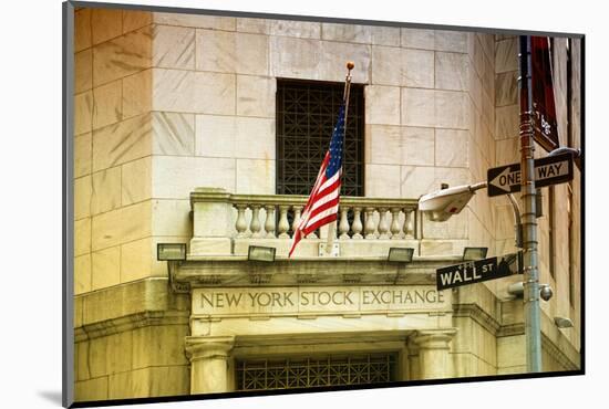 Wall Street - New York stock exchange - Manhattan - NYC - United States-Philippe Hugonnard-Mounted Photographic Print