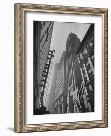 Wall Street of the West, Great Office Buildings, Banks, Brokerages and Export-Import Firms-Hansel Mieth-Framed Photographic Print