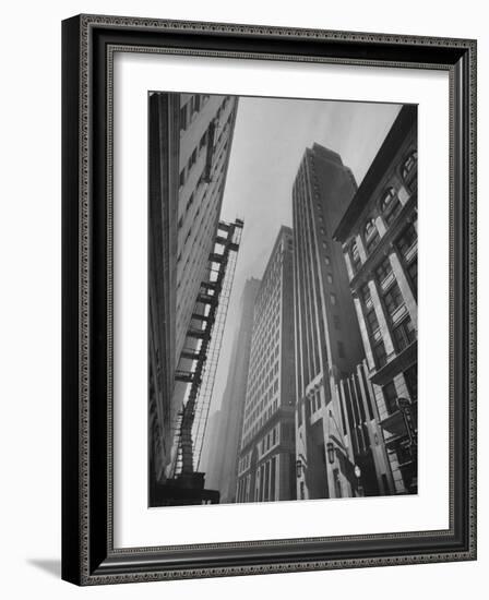 Wall Street of the West, Great Office Buildings, Banks, Brokerages and Export-Import Firms-Hansel Mieth-Framed Photographic Print