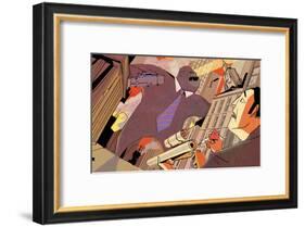 Wall Street Rampage-A Richard Allen-Framed Giclee Print