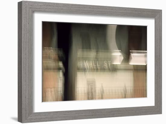 Wall Street Subway Station NYC-null-Framed Photo