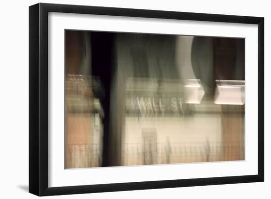 Wall Street Subway Station NYC-null-Framed Photo