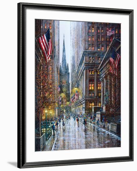 Wall Street-Guy Dessapt-Framed Art Print