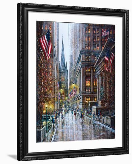 Wall Street-Guy Dessapt-Framed Art Print