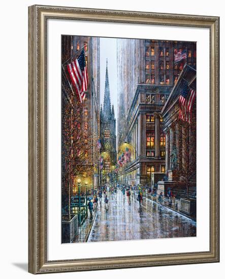 Wall Street-Guy Dessapt-Framed Art Print